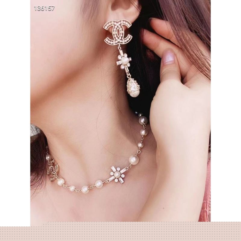 Ch*el earrings